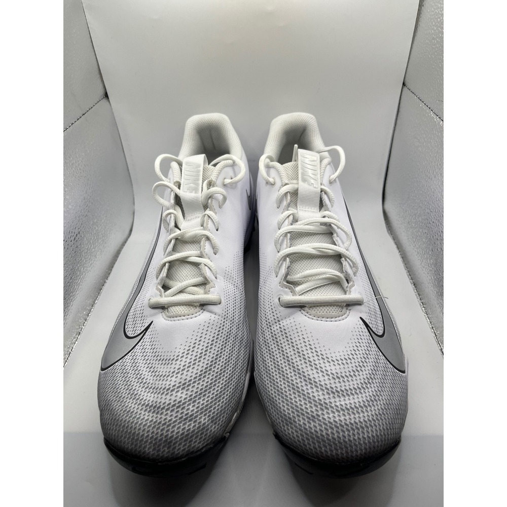 Nike Vapor Edge 360 Elite White Silver Men Football Cleats Size 14 FB3304‎ 100